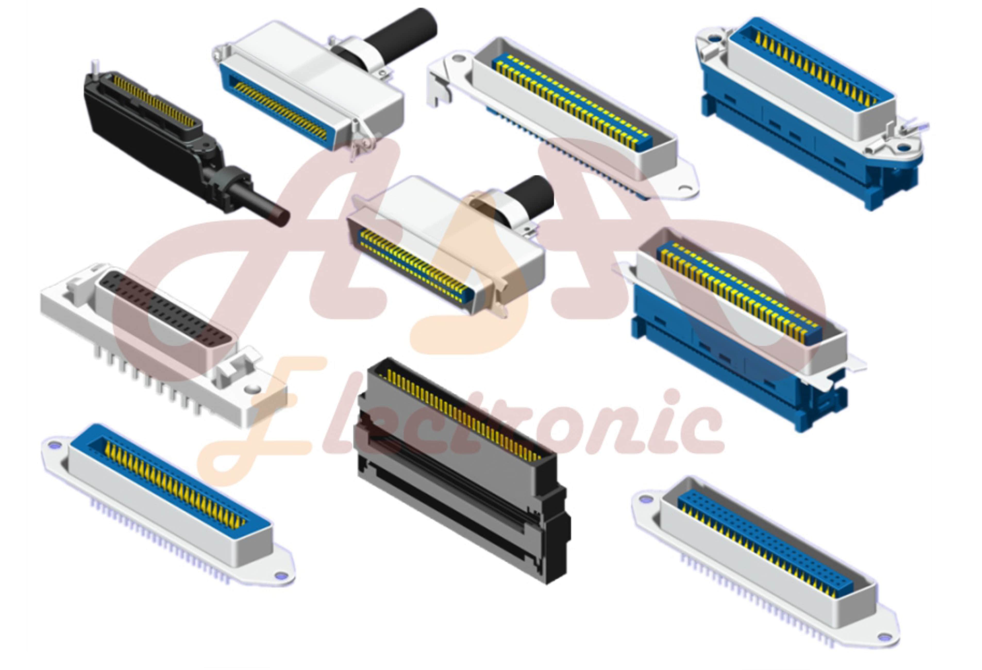  Centronic & SCSI connectors